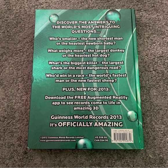 Guinness Book of World Records 2013 Coffee Table Book - Picture 2 of 3